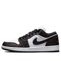 (WMNS) Air Jordan 1 Low SE Utility 'White Black Red' DD9337-106