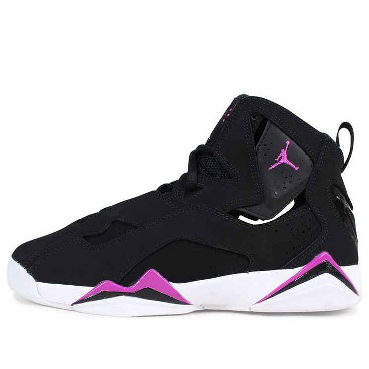 (GS) Air Jordan True Flight 'Black Fuchsia' 342774-001