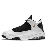 (GS) Air Jordan Max Aura 2 'White Black Gold' CN8094-107