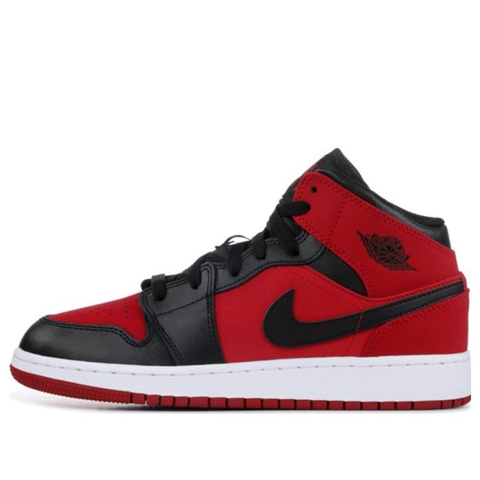 (GS) Air Jordan 1 Retro Mid 'Gym Red' 554725-610