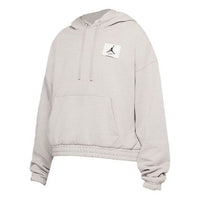 (WMNS) Air Jordan Casual Sports Knit Loose Hoodie Short Coconut Milk DD6999-113