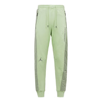 Men's Air Jordan Environmental Friendly Reflective Colorblock Bundle Feet Sports Pants/Trousers/Joggers Green DJ0181-371