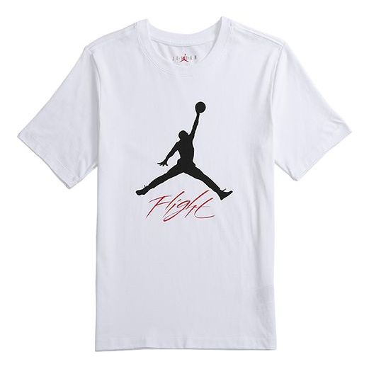 Air Jordan Flight Basketball Short Sleeve White AO0665-100